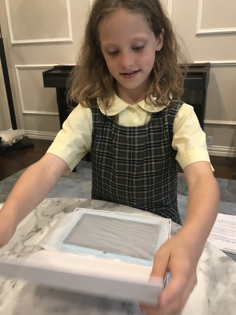 emappus's tweet photo. Thank you @Biblezon for gifting your wonderful tablets to @stmarkcatholic First Communicants. My 2nd grader can’t wait to charge it up! https://t.co/lLd4RyvQP1