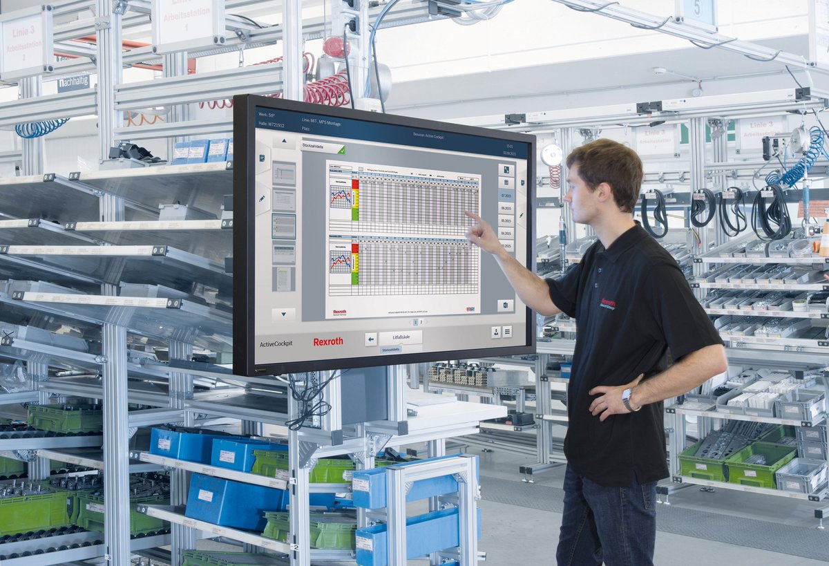 BoschRexrothUS's tweet image. #Rexroth's data visualization platform, ActiveCockpit, was a hit at #NPE2018! Learn more about the technology here: boschrexroth.com/activecockpit