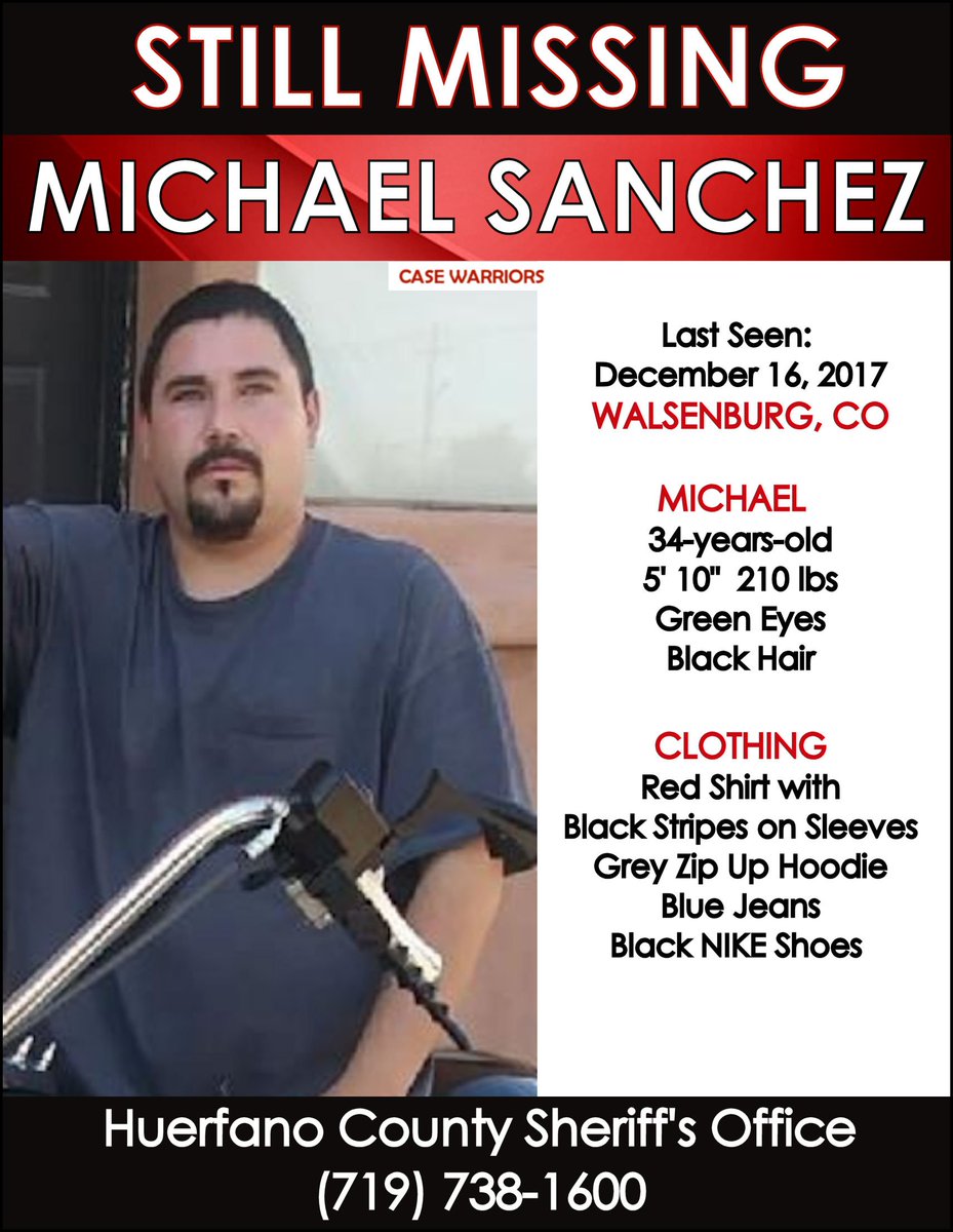 CaseWarriors's tweet photo. COLORADO - MISSING for 5 MONTHS
Michael Sanchez https://t.co/Bla820ShGc