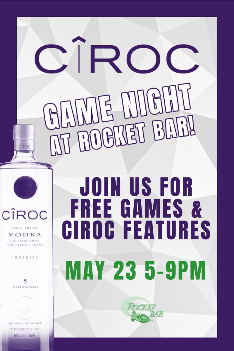 rocketbardc's tweet photo. Save the Date! 7 days away! FREE Ciroc week event!
#districtofciroc
#cirocweek
#takethat
#diddy https://t.co/E8ZTKnSXTU