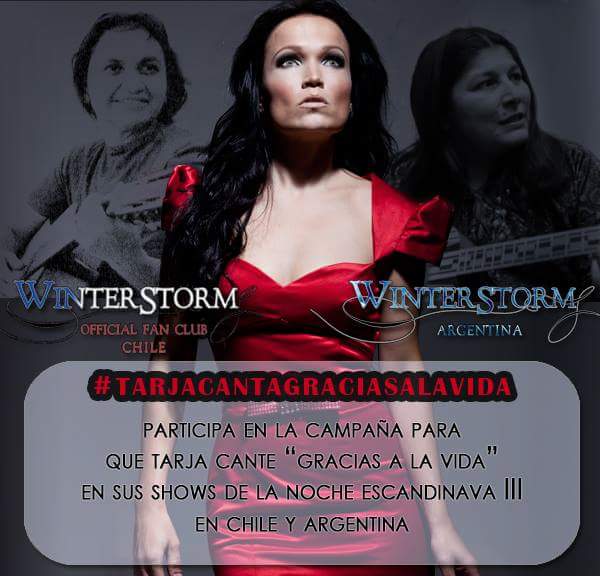 MegamiVampiresa's tweet photo. <3 
#TarjaCantaGraciasALaVida https://t.co/VatbmDQNtT
