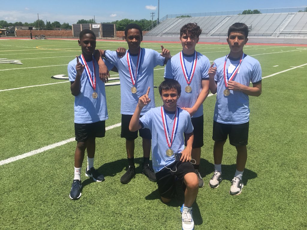 BrittonStampede's tweet photo. Fantastic track meet @OKCPS !  Never say never because limits, like fears, are often just an illusion!  Great job @BrittonStampede  at this years Okcps district wide track meet. https://t.co/UdQpICDD77
