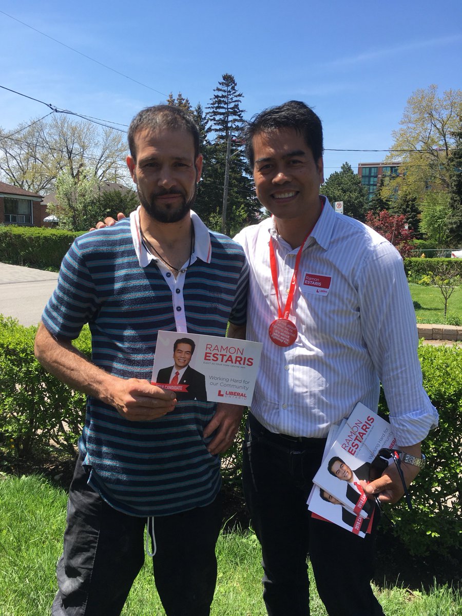 voteramon's tweet photo. The best part about running for MPP is having the opportunity to meet the amazing residents of #YorkCentre, the people #WhoWeFightFor! #onpoli https://t.co/SU0xrwuYmi