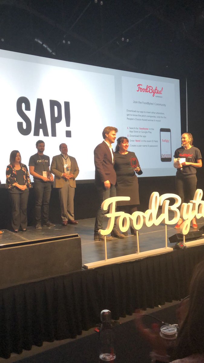 Foodbytes by Rabobank (@foodbytes) on Twitter photo 🎊 <a href="/DrinkSAP/">Sap! Beverages</a> wins the Highly Commended Award, presented by Nathalie Gibson of <a href="/FoodBytes/">Foodbytes by Rabobank</a> on behalf of FB! prize/sponsor <a href="/Polsinelli/">Polsinelli</a>. 🎊 <a href="/DrinkSAP/">Sap! Beverages</a> wins the Highly Commended Award, presented by Nathalie Gibson of <a href="/FoodBytes/">Foodbytes by Rabobank</a> on behalf of FB! prize/sponsor <a href="/Polsinelli/">Polsinelli</a>.