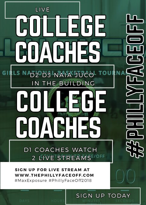 PhillyFaceOff's tweet photo. Just today 15 additional College Coaches have registered to attend #PhillyFaceOff2018 

Coaches can pick up Packets from Life Center Academy of Marlton Rec Center! https://t.co/3ohQYtcXQD