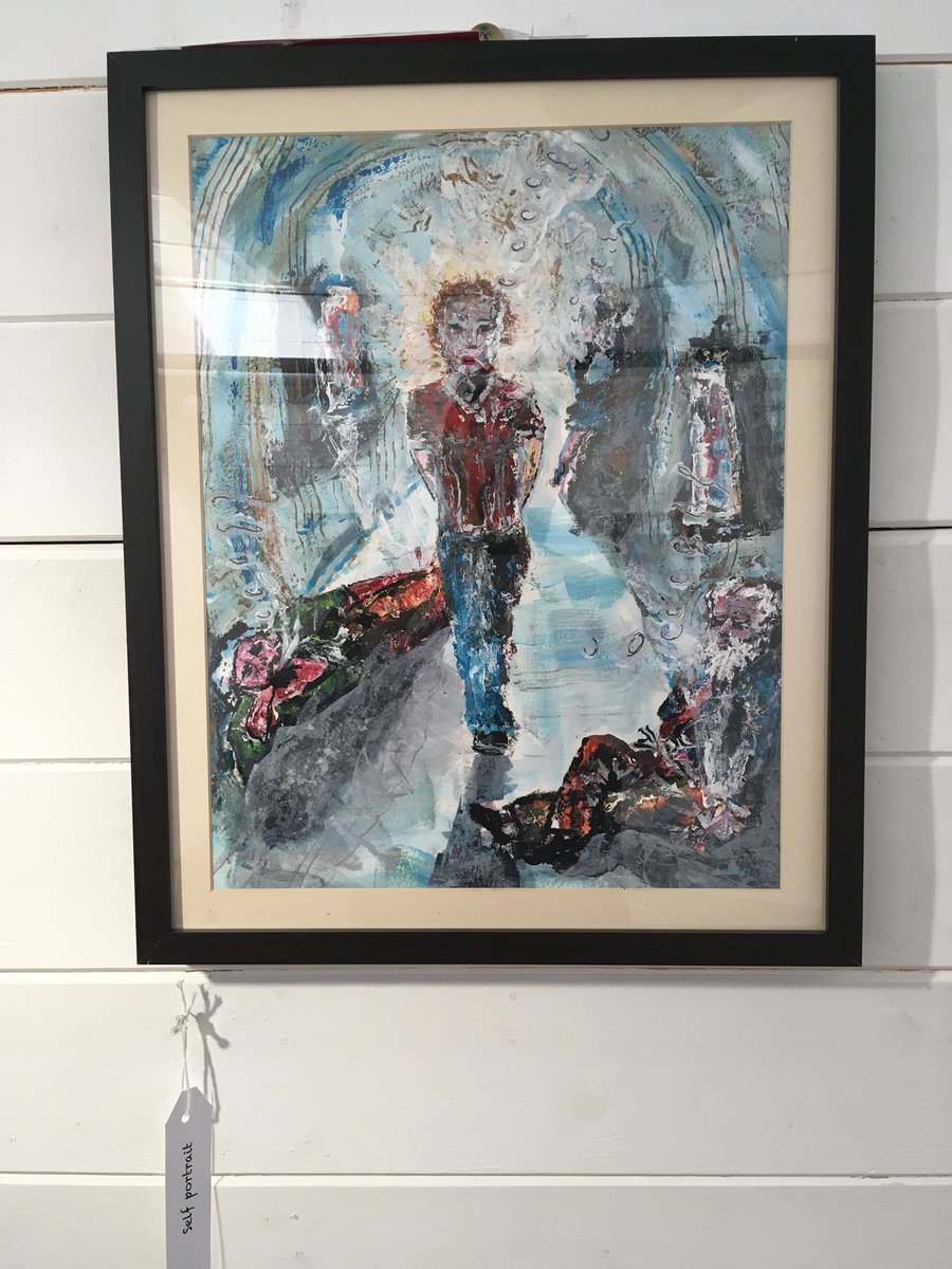 You have just two more days to catch the incredible exhibition by Peter Cloke, aka Clondyk, at <a href="/TheFactoryPorth/">The Factory</a>.
#MentalHealthAwarenessWeek