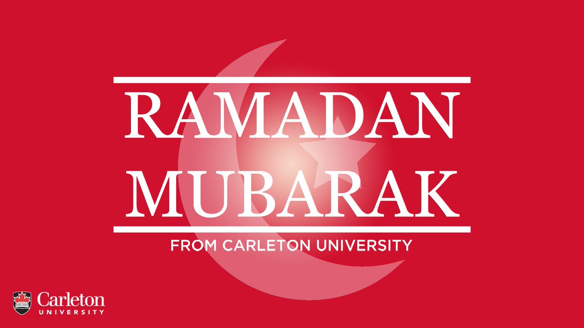 MyCarletonU's tweet image. Peace and joy to all members of the #CarletonU community beginning the month of #Ramadan