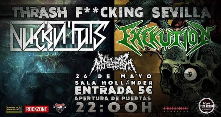 El 26 de mayo estaremos repartiendo caña con 2 pedazo de bandas desde Barcelona ¿Os lo vais a perder? Tan solo 5€...