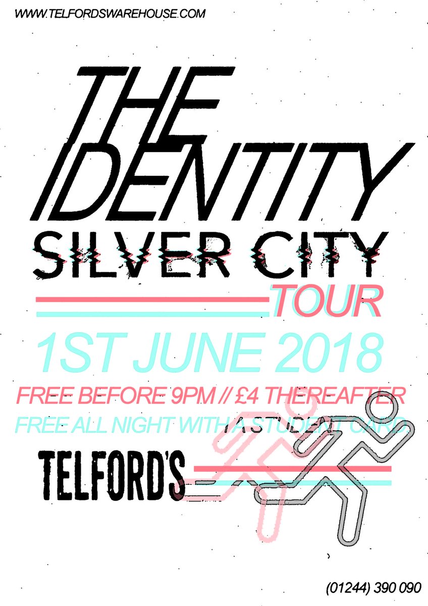 theidentityuk's tweet photo. We're playing @Telfords in two weeks time on Friday 1st June. Would be great to see all our friends from #Chester there! 

#livemusic https://t.co/XXTRWgbDdK