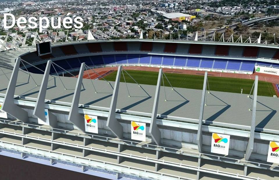 IMchaileh's tweet photo. #Noticiadeldía Se cambiará cubierta del Estadio Metropolitano Roberto Meléndez, el mayor escenario deportivo de nuestra #CapitaldeVida #Barranquilla. https://t.co/xeU4h7lqpV