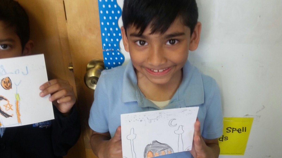 HLACalgary's tweet photo. Our full-time school students want to wish you Ramadan Kareem! They made greeting cards for friends family with رمضان مبارك 🌙 #ramadan #ramadanmubarak #iftar  #sawm #calgarymuslims #horizonacademy #yyc #calgary #islamicschool #muslimschool #leadership #RamadanKareem https://t.co/37U4v5inrN