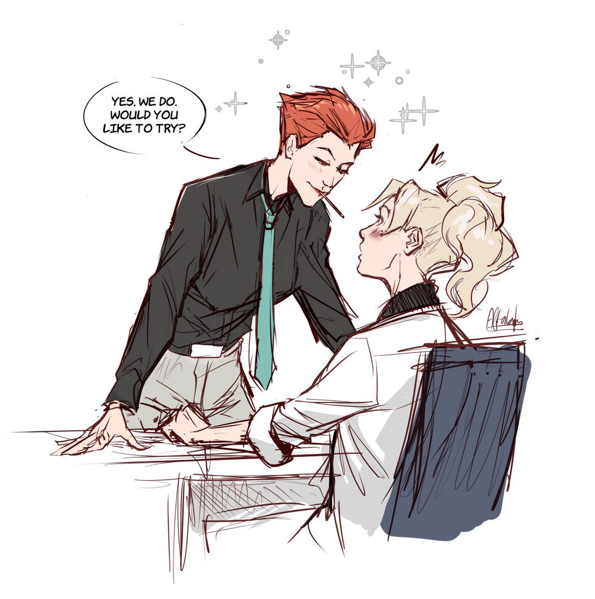 afterlaughs's tweet photo. Extra panel ( because yes I made this one too during the storyboarding. lol ) https://t.co/uUf75ClqOj