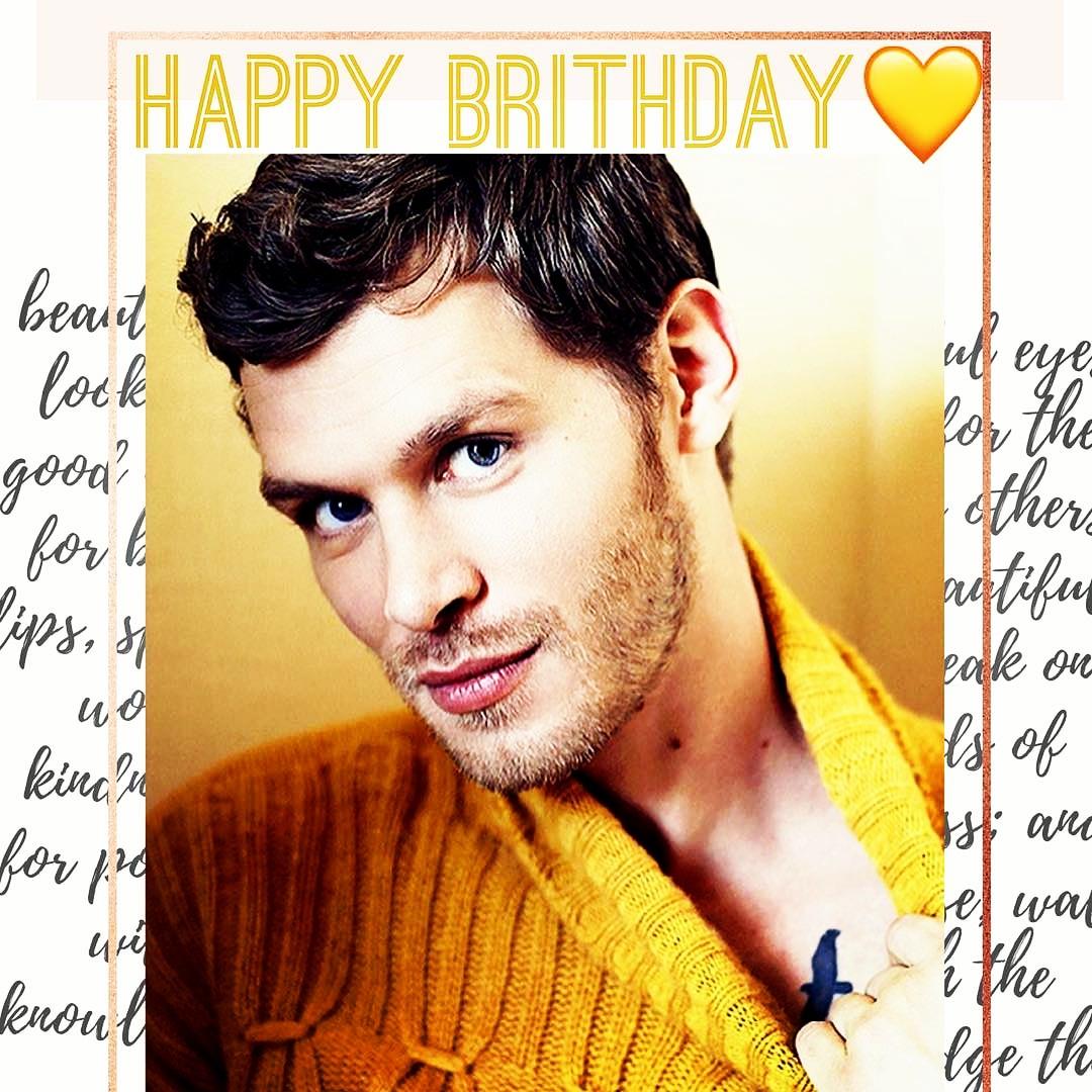 Happy 37th birthday to Joseph Morgan        