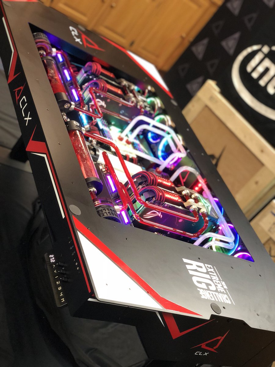 CLXGaming's tweet photo. RETWEET this for a chance to win one of FIVE $10,000 Extreme Gaming Rigs. @CybertronPC #IntelRigChallenge 

check out our Stage 3 video for the Intel Extreme Rig Challenge 
https://t.co/9Px74v73GN…

#CLXGaming #evokethegods https://t.co/d8qDlBRPQH