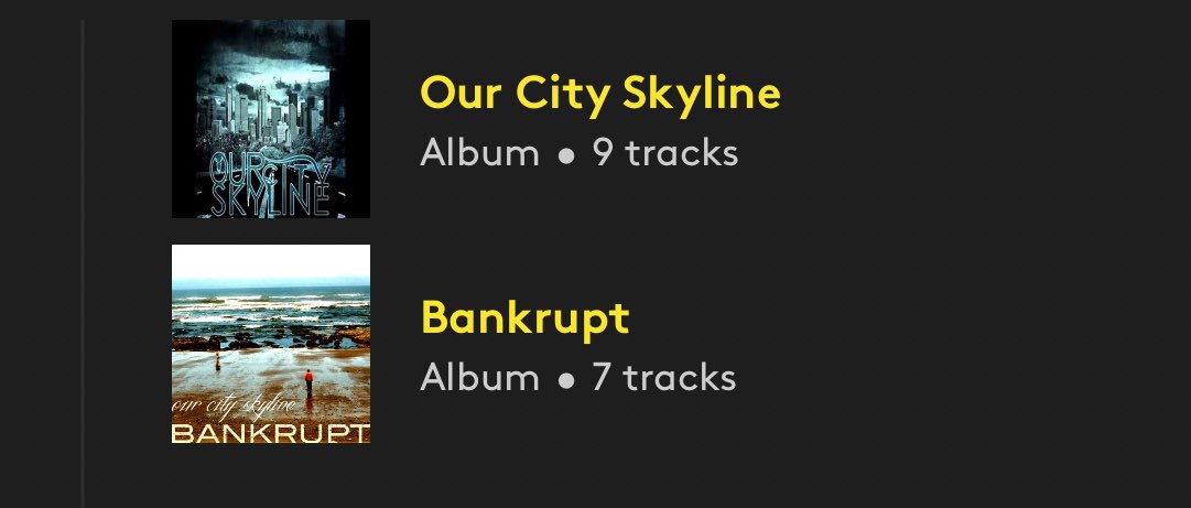 Hey ya knuckle heads. We got these 2 EPs being processed. Catch em on all your digital streaming platforms. Want to remember what the beginning of the decade sounded like!? Here you go.