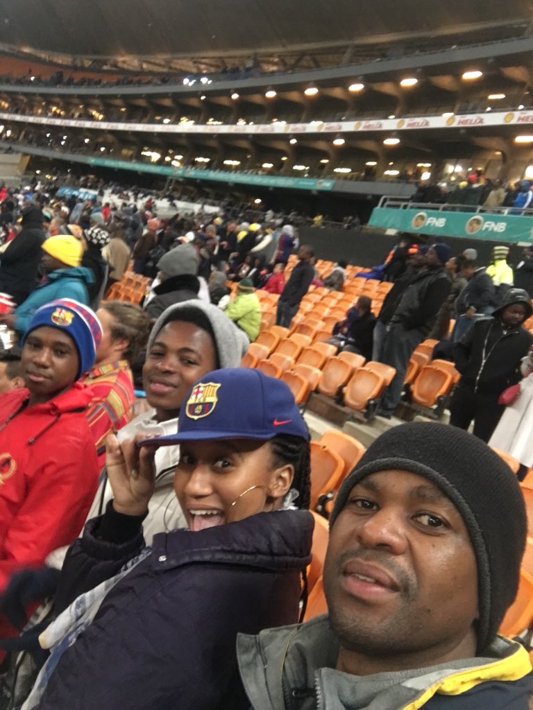 majolads's tweet photo. Rre Motsepe we thank you for bringing Barca 🙏🏿, kids were exceedingly happy 💃🏿 https://t.co/SyIHoXrMde