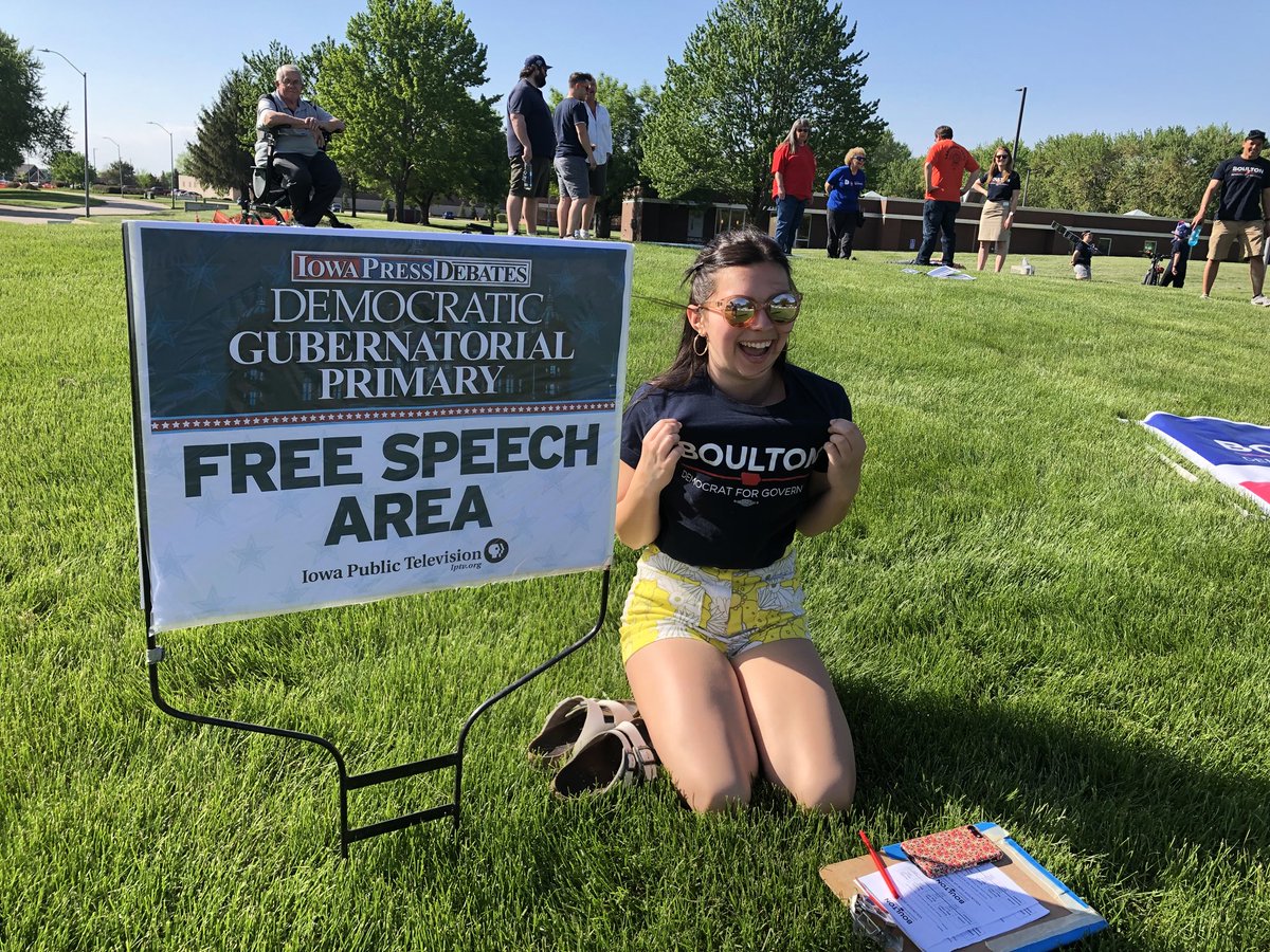 IAStartingLine's tweet photo. Please commence your free speech in the assigned sector #IAGov https://t.co/v6SOXcwnmP