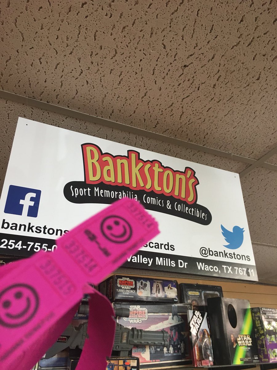 Remember those cute little tickets you may have earned at #FreeComicBookDay2018 ? 
Saturday’s the day-trade those cuties in for cool stuff! Check out our fb event for more details all week, and let us know you’re coming! #BankstonsTicketTent facebook.com/events/2107258…