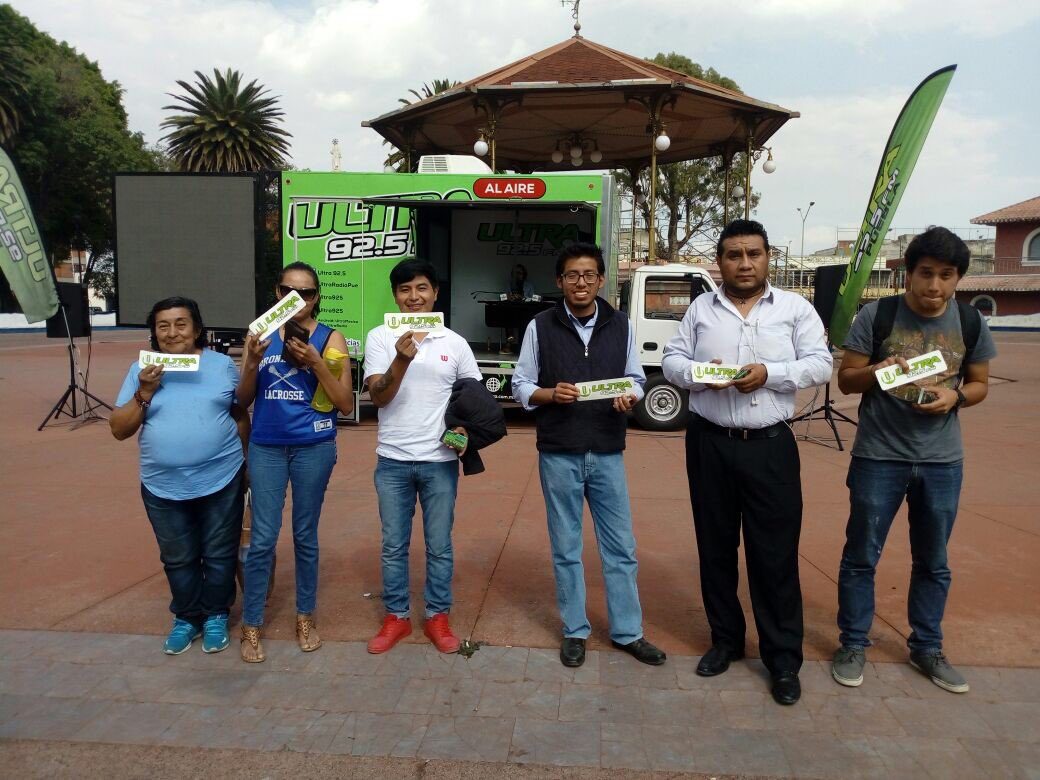 UltraRadioPue's tweet photo. Ven por tu oportunidad de ganar un carro con #Ultra y @BAICPue.

Ven por tu #ultracard y #UltraSticker estamos en parque Juárez.
#Puebla #EfectoUltra
#Ultra925 https://t.co/RrAEzGhetF