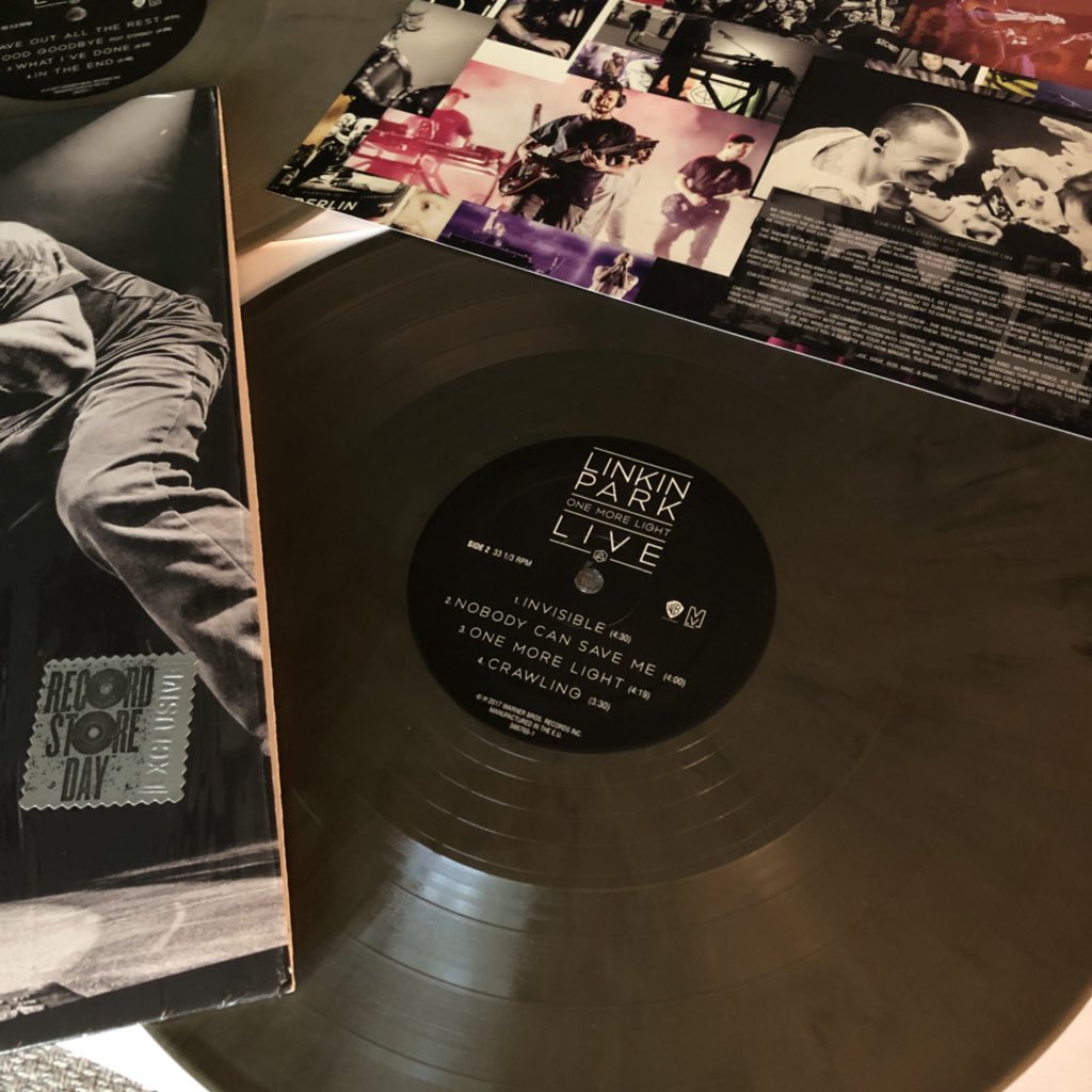 on Twitter: "One More Light Live Record Store Day Exclusive on gold/black vinyl is now available in very limited quantities online: https://t.co/Hen9AxAHXf #onemorelight https://t.co/2o2xAzTZyZ" / Twitter