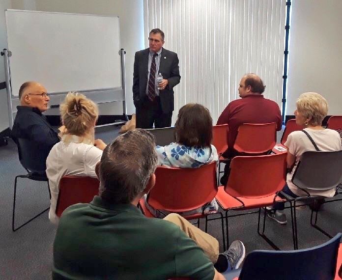 jim4nevada's tweet photo. Our town hall event was a smashing success. Several #AD2 voters dropped in to ask questions & share their concerns. Thanks to those who dropped by. We'll conduct another Town Hall event before the General election. #Jim4Nevada #ThinkBIGVoteSmall #ConservativeAlternative https://t.co/GAPkSPTcJh