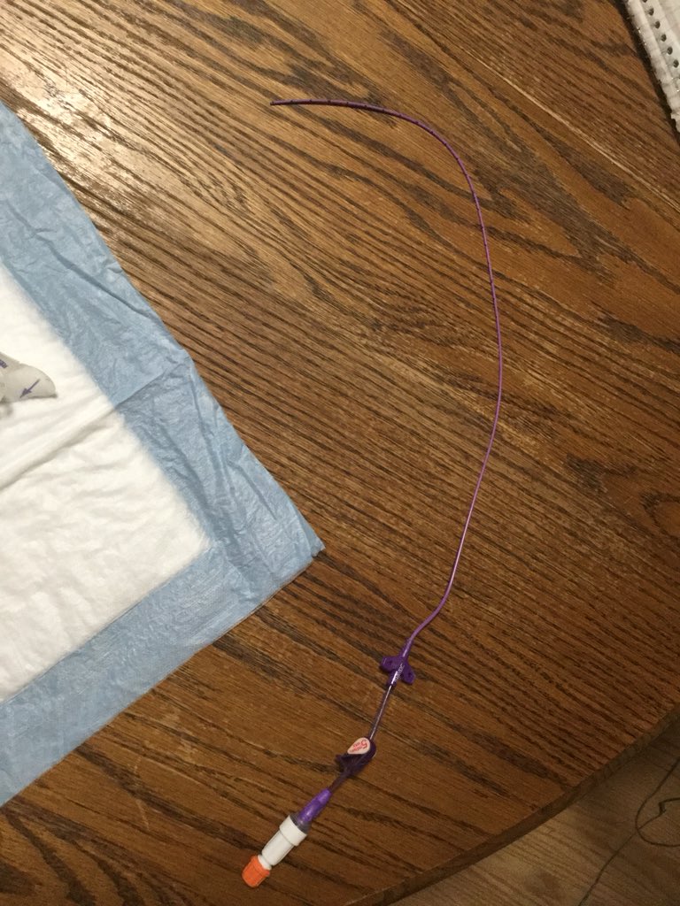 there was one good thing that happen to me today. i got the picc line out.