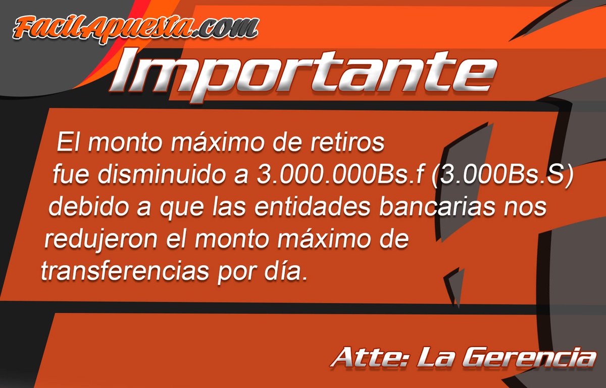 facilapuesta's tweet photo. #mundial #cup #campeonato #fifa #worldcup #parley #loterias
#facilapuestas #lotto #hipismo #sportbook #baseball #MLB #apuestas #tubululu @TUBULULU8866 @lottoactivo @Lagranjitaofic #apuesta #zulia #maracaibo #Online #apuestaonline #datos #datoslotto https://t.co/31hyD9ydMo