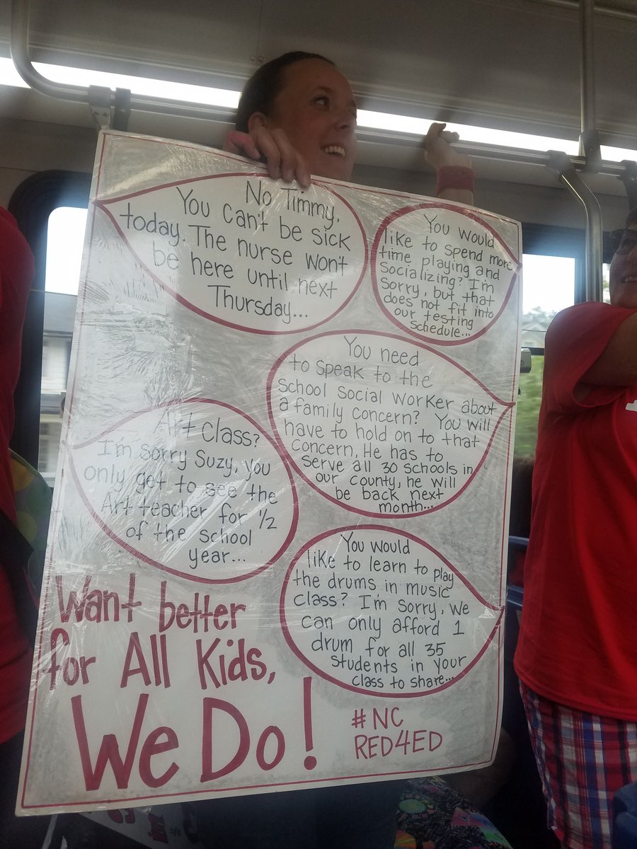JazzFluteRocks's tweet photo. #wral #NCTeacherRally #RedForEd #Red4Ed #triangletransit #drx Exciting to see a full bus today on the way to work. Thank you NC educators for your energy, dedication to kids, and advocacy! https://t.co/BtQRn5Av66