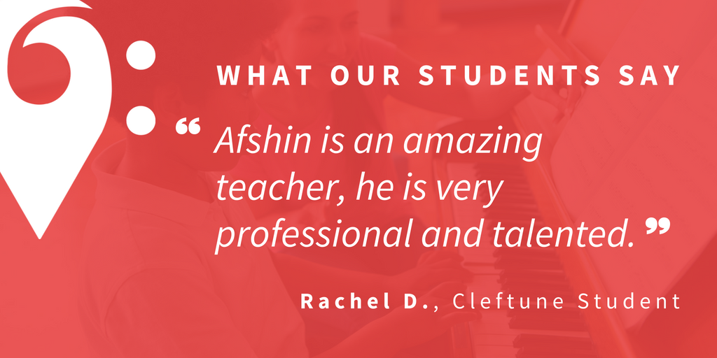 cleftune's tweet photo. As a student of Afshin Effati, Rachel has learnt things that will stay with her forever. Here are some words Rachel has for Cleftune's one of the most talented teachers. Sign up and find more teachers like Afshin now! https://t.co/WYoZT44Hh1 
#Canada #Toronto #torontomusic https://t.co/cEaIUy0RGa