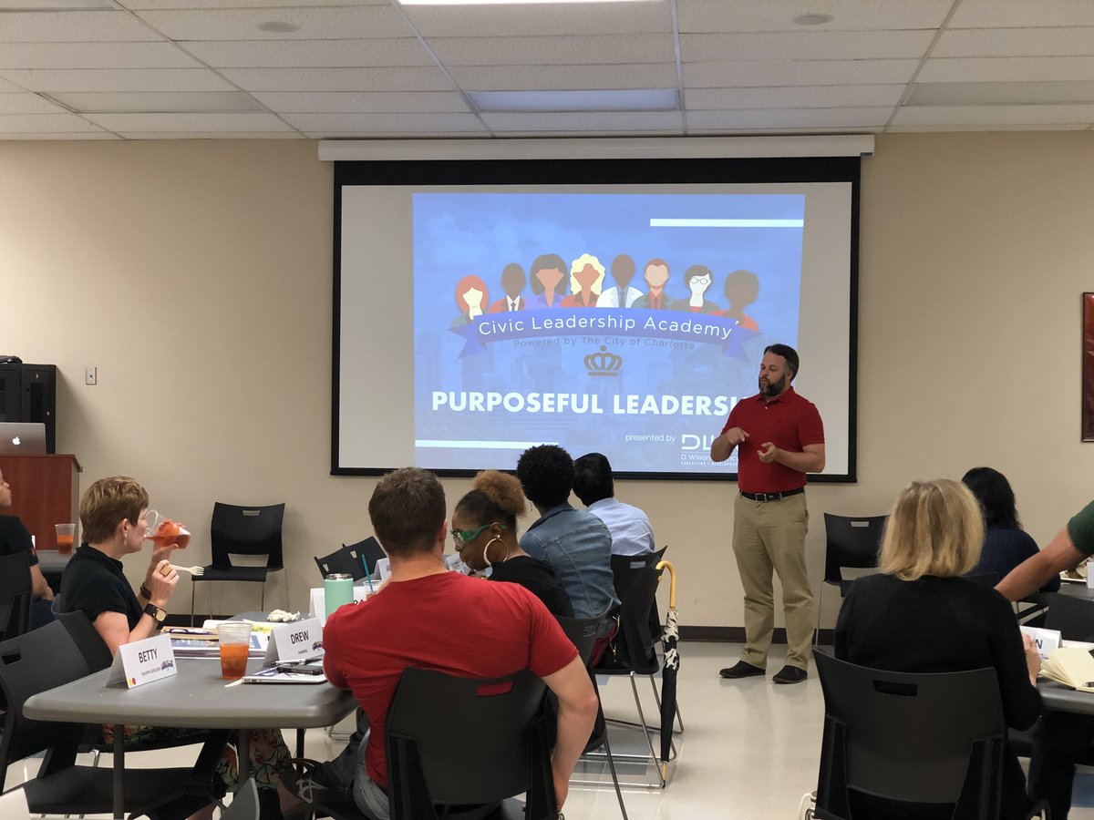 Slacktivistlaw's tweet photo. Thanks @Larken 4 giving the welcome tonight to the @CLTgov Civic Leadership Academy 2night https://t.co/nAi0f9yoH3