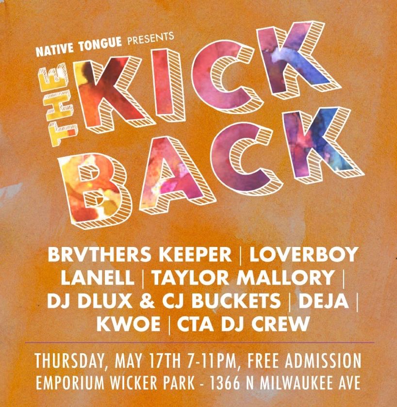 nativetonguechi's tweet photo. Tomorrow's the day! Join us and our friends at @EmporiumChicago Wicker Park for The Kickback

RSVP: https://t.co/bkh8DaXLmP https://t.co/uyHSICL8t5