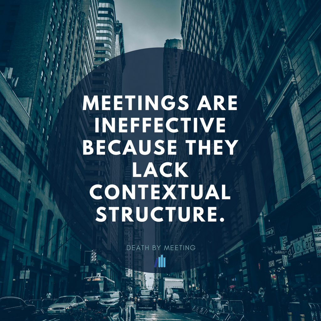 davejfred's tweet photo. "The single biggest structural problem facing leaders of meetings is the tendency to throw every type of issue that needs to be discussed into the same meeting. Unfortunately, this only ensures that the meeting will be ineffective and unsatisfying for everyone" (Death By Meeting) https://t.co/hLjX0XIKG0