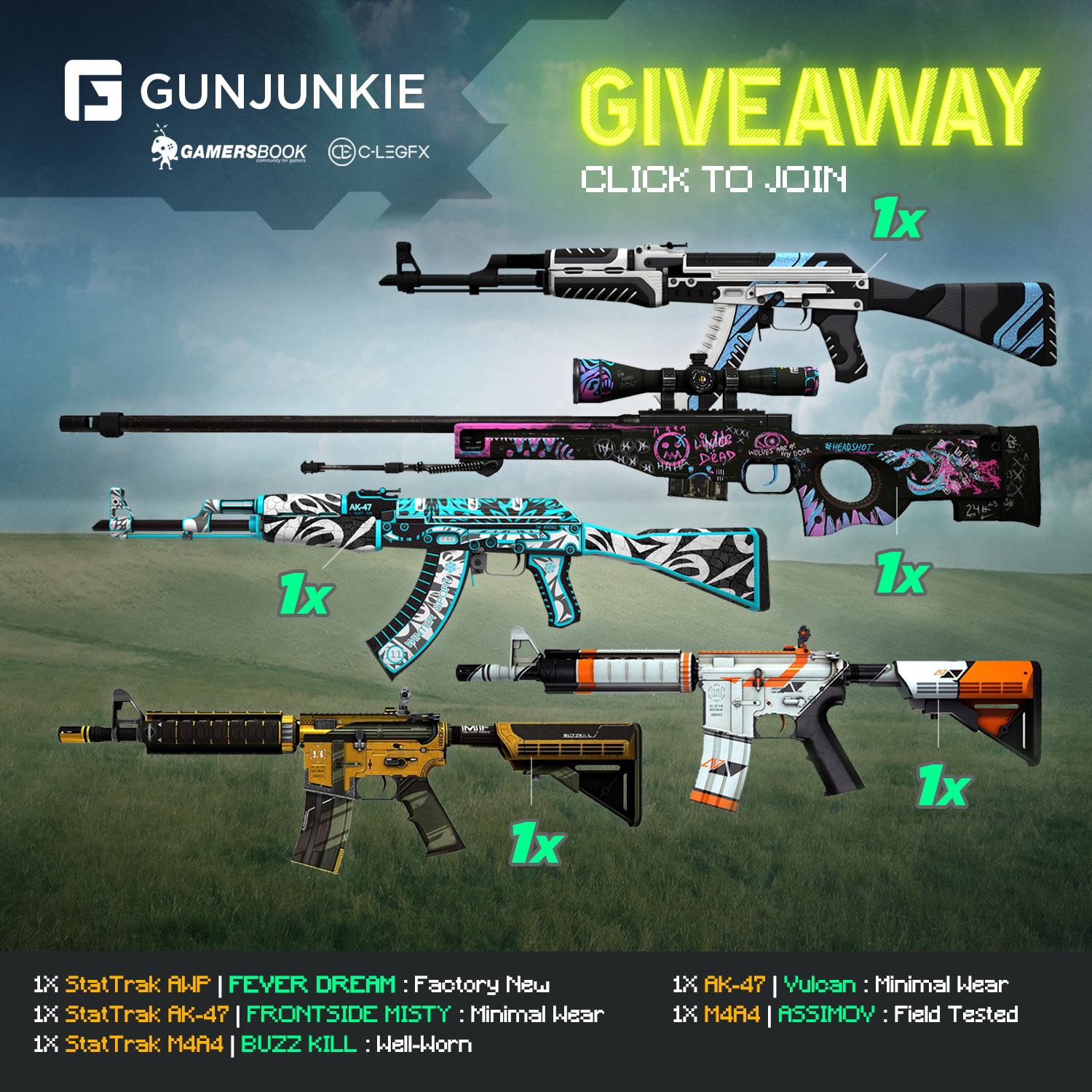 Ft - Stattrak Ak-47 Awp M4a1-s - Topic - d2jsp