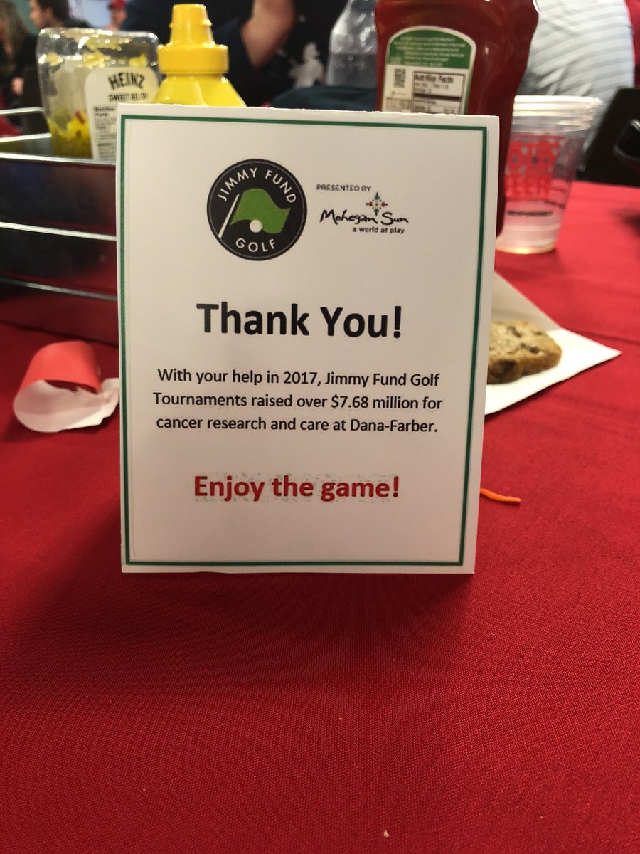 matteatongolf's tweet photo. .@fenwaypark for @TheJimmyFund Golf Night. Looking forward to seeing you all at out 2nd Annual Tournament on June 25th. 
https://t.co/HwMEoRJKd0 https://t.co/CSdKKg59SQ