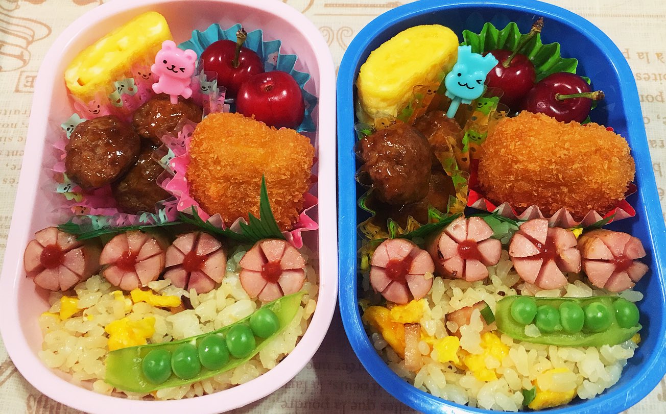 Ramumi らむみ 在 Twitter 上 おはようございます 今日は次女が給食なので 双子のお弁当のみ 明日は春の親子遠足 暑そうで嫌だなぁ お弁当 お腹ペコリン部 幼稚園弁当 子どものお弁当 T Co g07ryedi Twitter