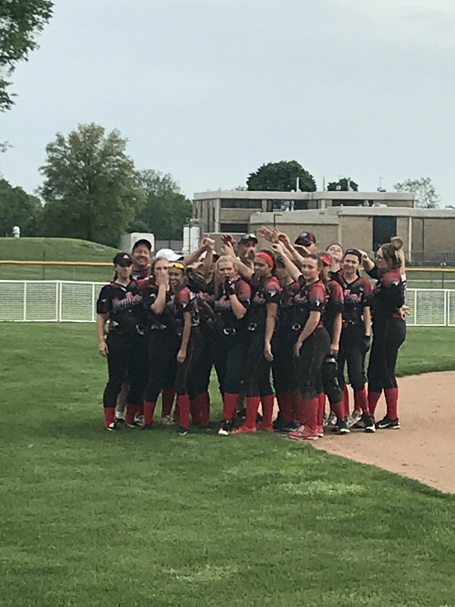 Ladies win the district semi final game!  Championship Friday at 5.