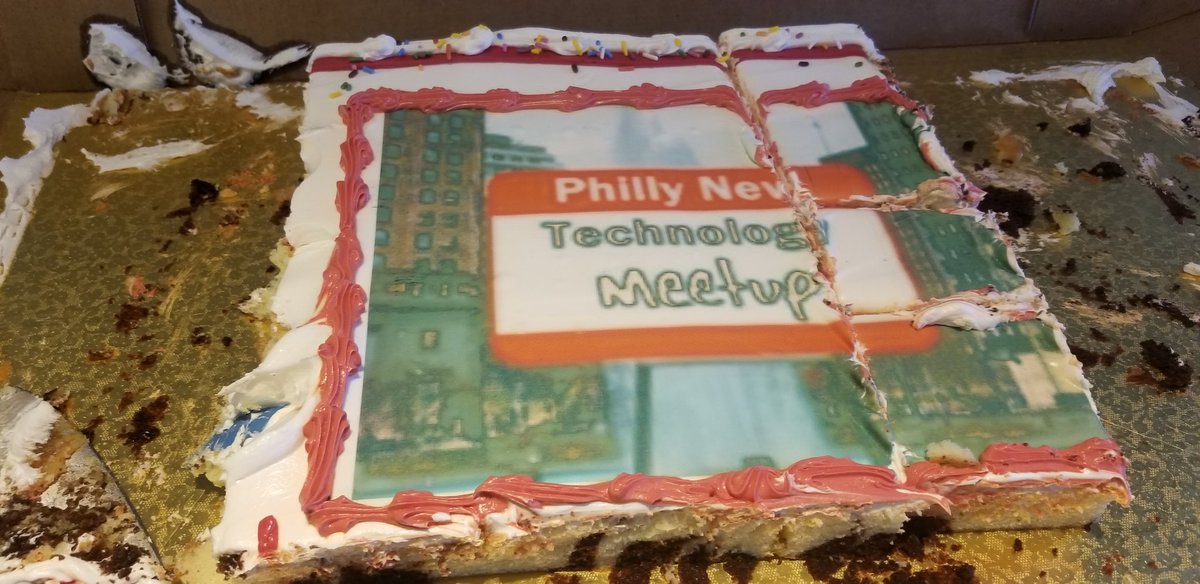 Congratulations and thank you to <a href="/PhillyNewTech/">PHL New Tech Meetup</a> for 4 years of great content supporting the #PHL #Tech community @mkrupit <a href="/Denenberg/">Brad Denenberg</a> #Startup