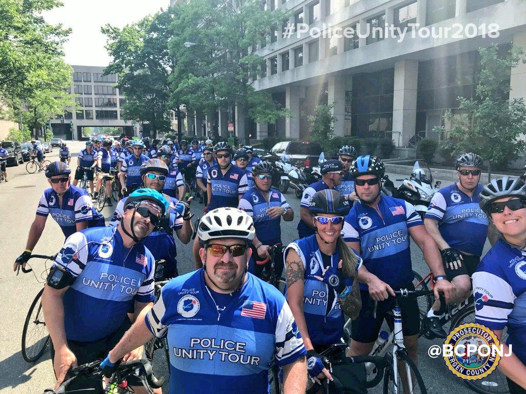 BCPONJ's tweet photo. More #Highlights
#PoliceUnityTour2018 this past Saturday.
πΈ of our riders finished; ππ²πͺ#NewYork to Washington, D.C., riding for those who died.
#PoliceWeek2018 continues May 13-19, agencies πΊπΈ observe #PoliceMemorialDay #yesterday and #today.
#PoliceWeek #Police #LESM https://t.co/MJb6QJeemg