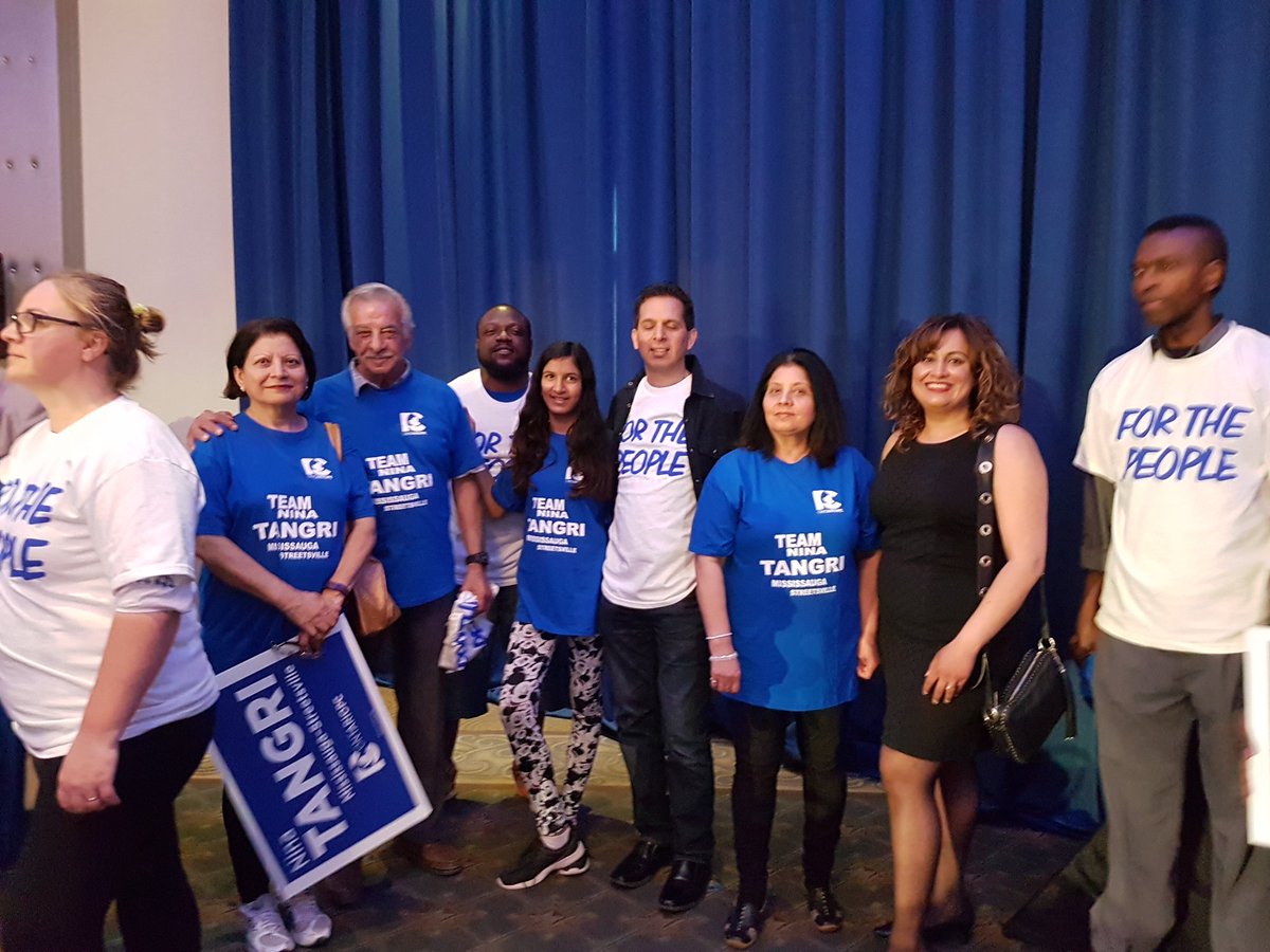 ninatangri's tweet photo. Getting ready for #FordNation arrival at the Mississauga Convention Center for #PCPO Rally. The crowd is buzzing with excitement and eager for the #Pcpoldr. https://t.co/35SRjYFCWx