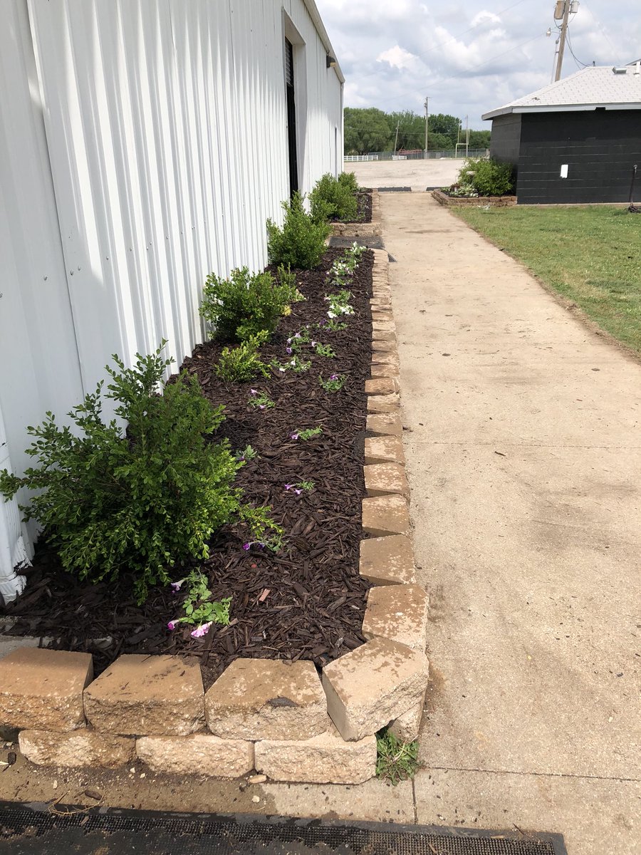 fsccbaseball's tweet photo. Annual work on Blake’s Garden occurred today. We will never forget you Blake! #RIPShep https://t.co/BoMx1AtJB4