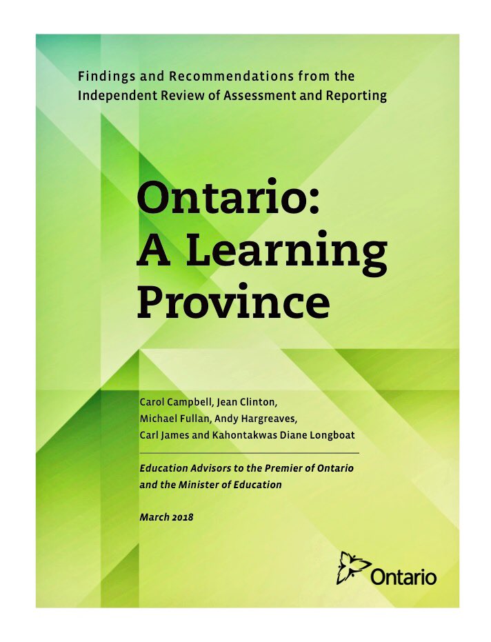 If you are interested to know full, correct information about Independent Review of Assessment &amp; Reporting in Ontario, please see our report edu.gov.on.ca/CurriculumRefr… &amp; <a href="/ONeducation/">Education Ontario</a> website edu.gov.on.ca/CurriculumRefr… #OntEdAssessment #EQAO #OntEd