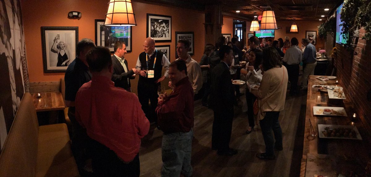 RRittberg's tweet photo. At @CityTapHouse, enjoying time with clients after #bioit18 @PKI_Informatics https://t.co/rqys6kofb4