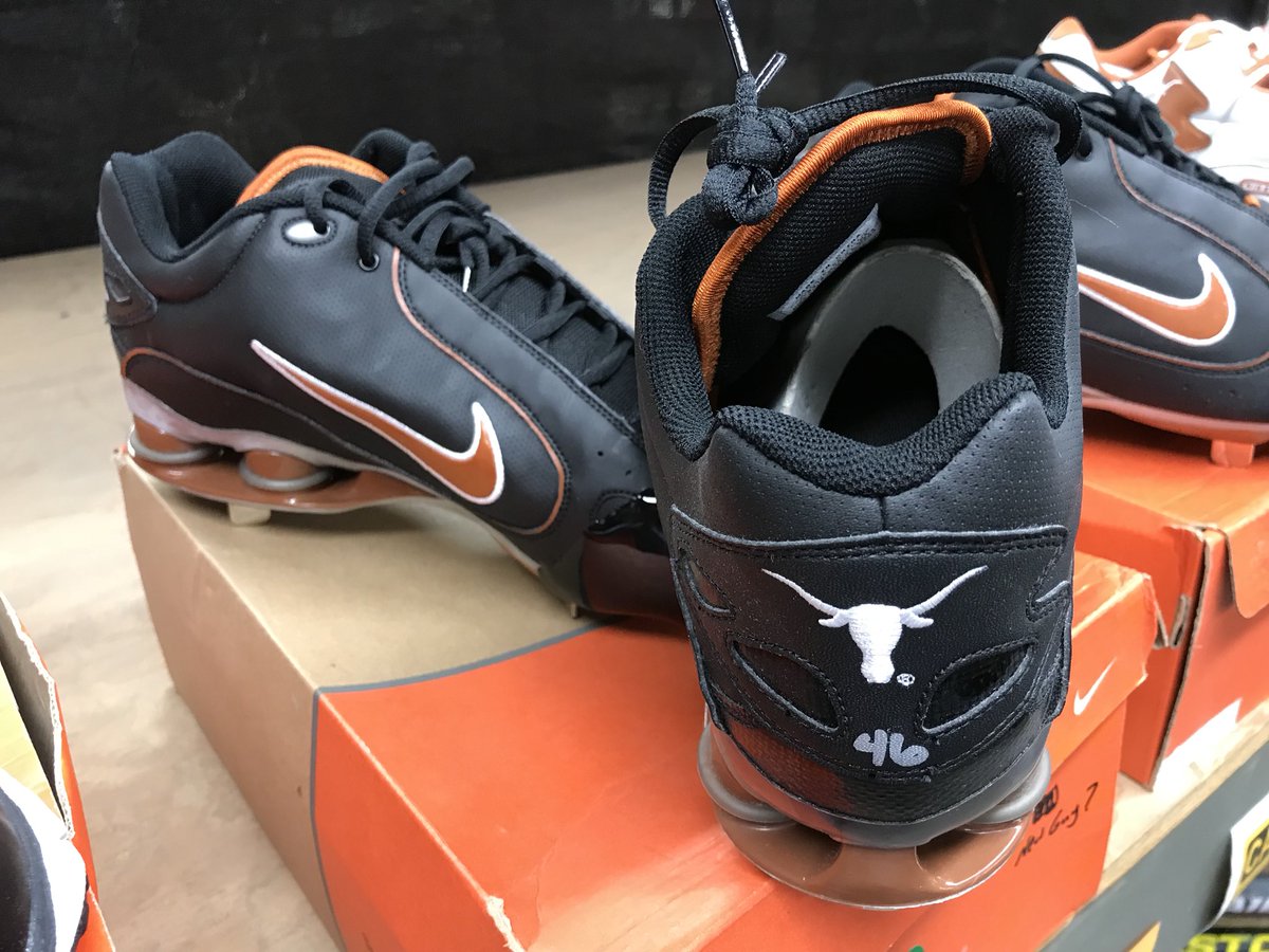 burnt orange baseball cleats