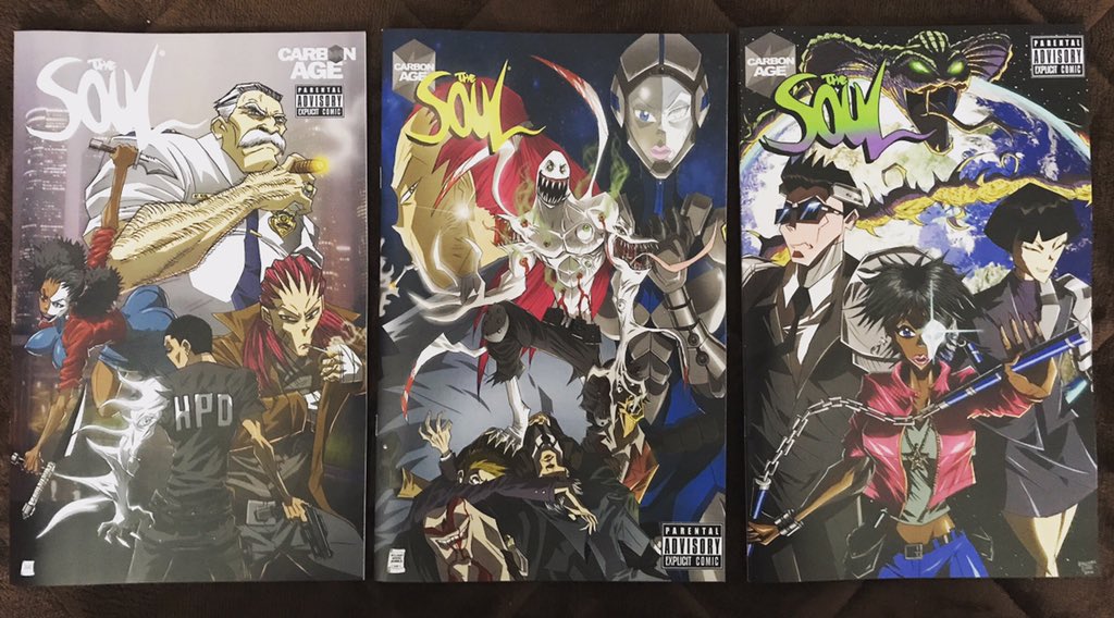 TheSoulComic's tweet photo. Get your copies of #TheSoulComic here! 👉🏾 https://t.co/oOaz5tiwMz #comics #manga #anime #adultswim https://t.co/GMxX8SU41q