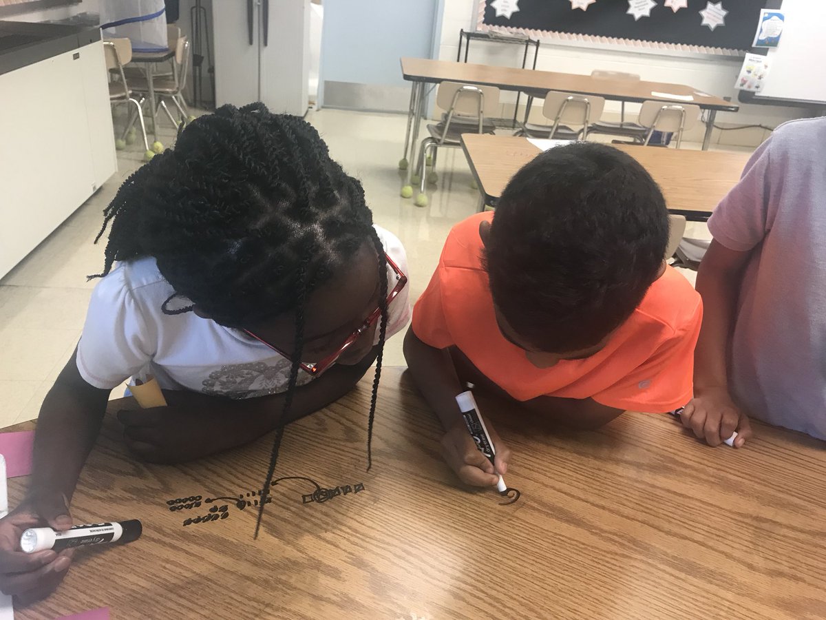 CKissal's tweet photo. One student draws the work to represent a given equation while the other student hides. The work is then revealed and the other student tries to determine the equation represented! #mathtalk #flexiblemaththinking #challenging https://t.co/l4ZhCcbEu6