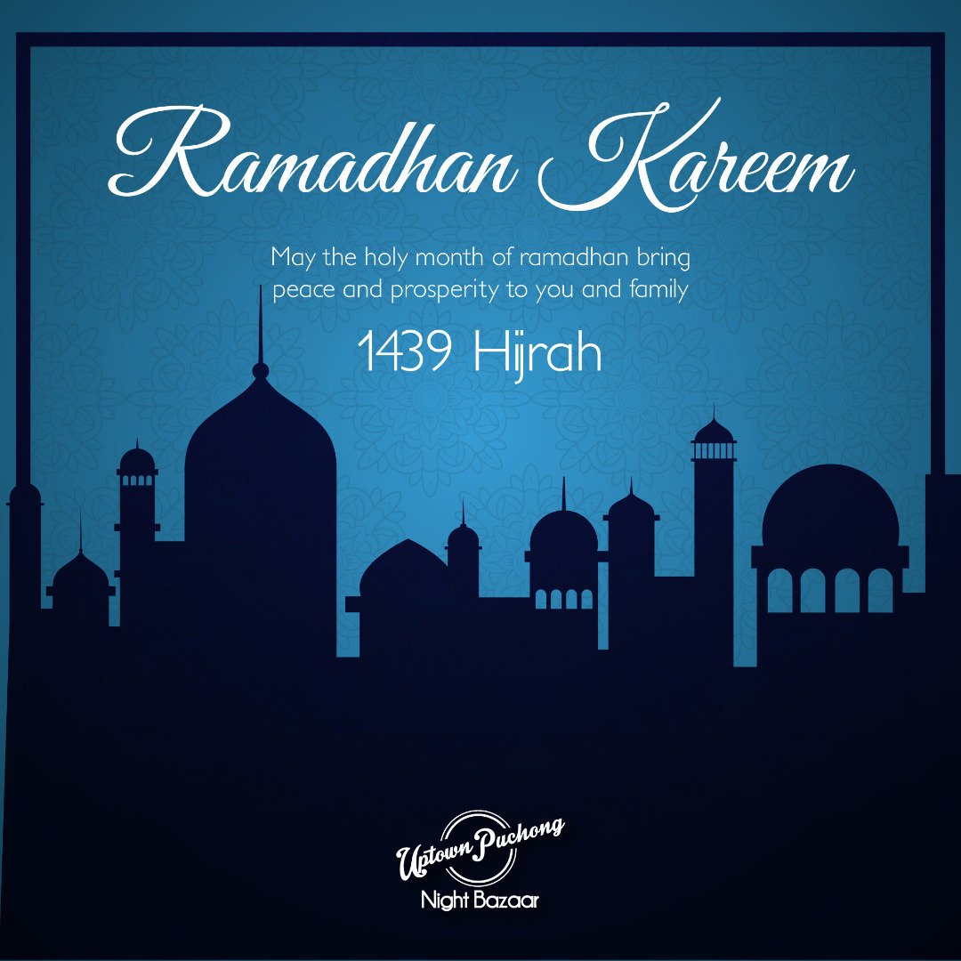 upnightbazaar's tweet photo. Assalammualaikum W.B.T dan Selamat berpuasa kepada semua muslim di bulan Ramadhan ini. 😊😊

Kami ingin mengucapkan semoga semua diberi Allah kekuatan dan kesihatan yg baik untuk mampu menunaikan ibadah wajib dan sunnah di bulan ramadhan ini. 🕌

Aamiin! 

#Ramadhan #Ramadhan2018 https://t.co/RiJhXSdELU