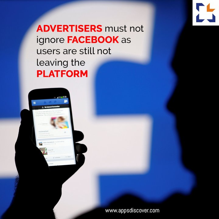 appsdiscover1's tweet photo. Despite all data privacy and security concerns, users are seeming in no mood to say #goodbye to #Facebook therefore, #advertisers may have to face a big loss if they stop advertising on this platform.
#ad_networks #facebook_Marketing #affiliate_ad_network #Apps_Discover https://t.co/eEJZsYi0dY