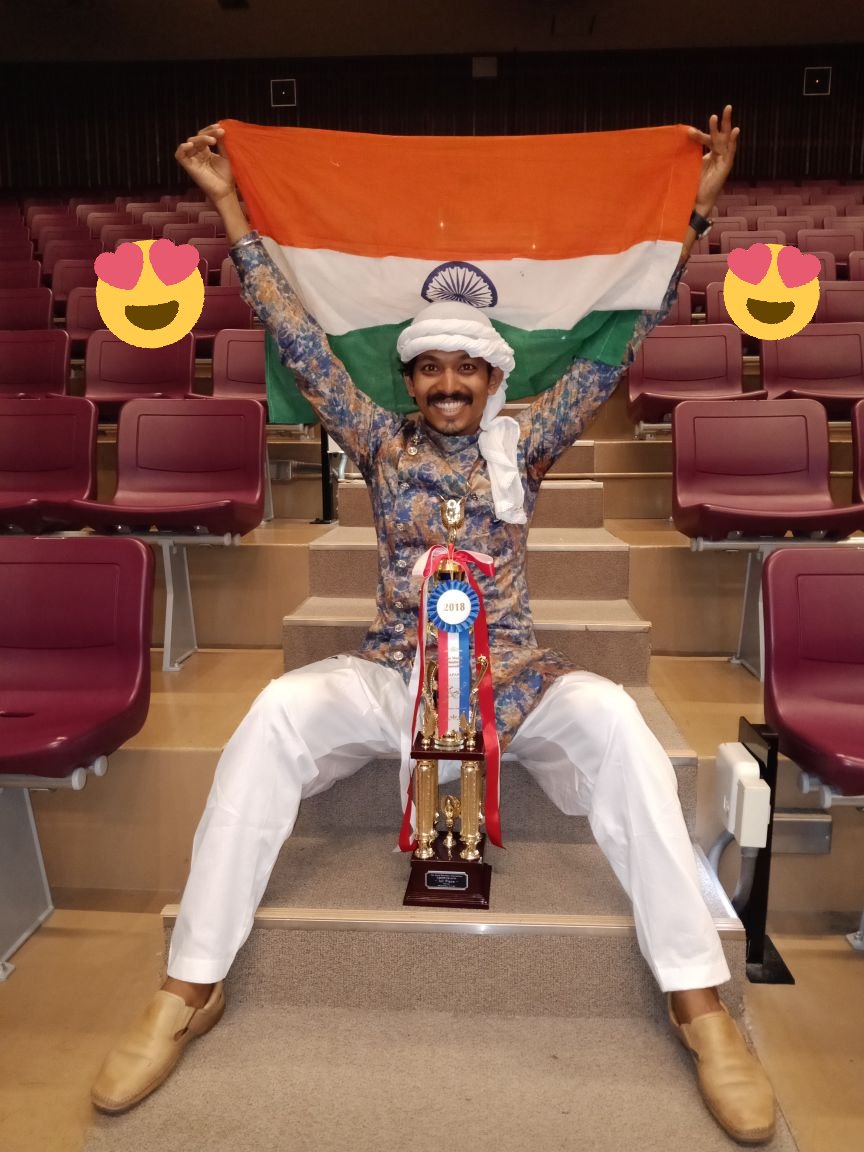 SmilingWhistler's tweet photo. World Whistling Champion 2018
#victoryagain
#wwc2018
#smilingwhistler
#nikhilrane
#keepwhistling
#keepsmiling https://t.co/3AzCDBX9FL