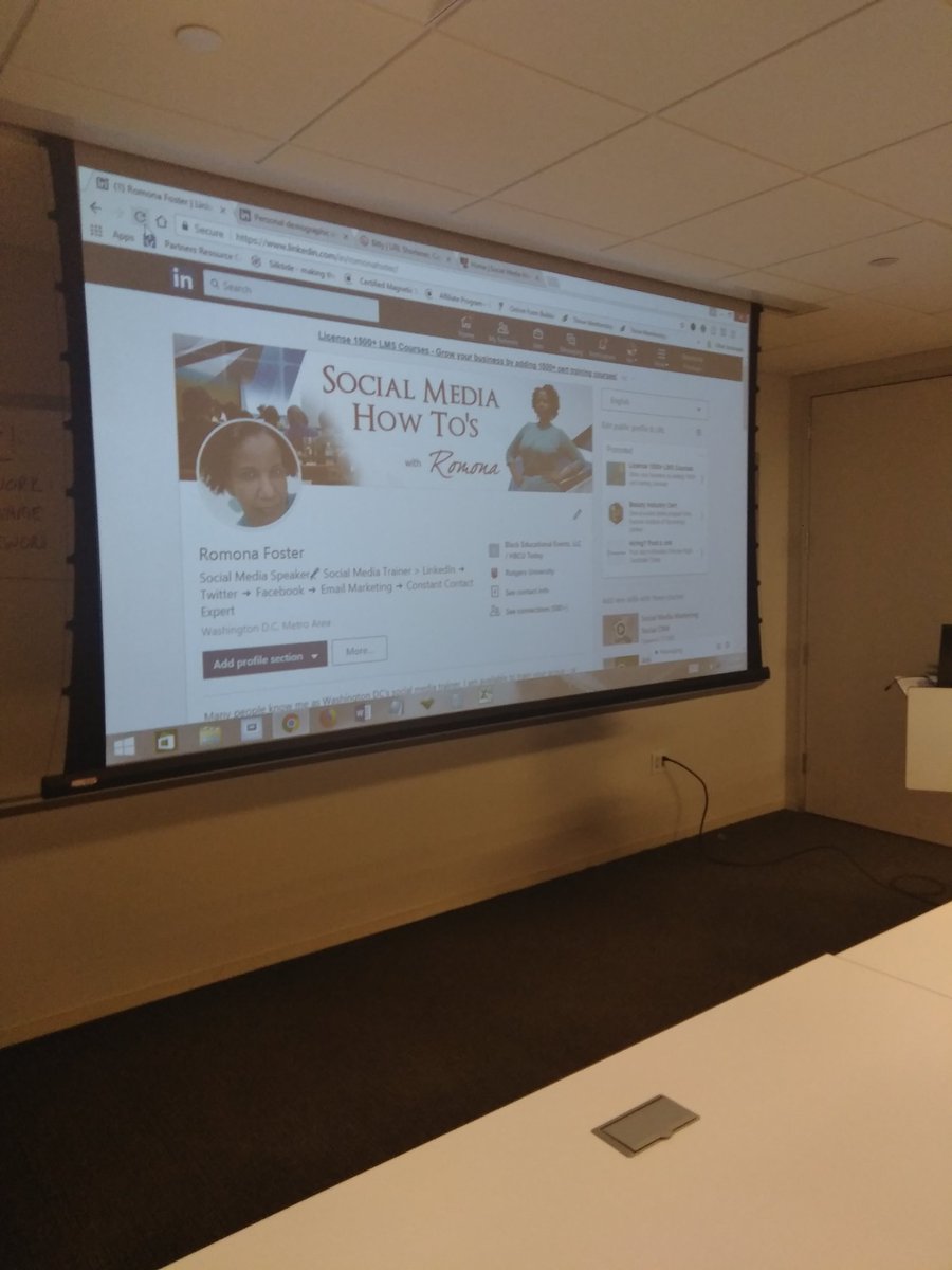 RomonaFoster's tweet image. We had a dozen small business owners who came out for @SCOREMentors' Get LinkedIn: How to Get Connected workshop today AdvantEdge Workspaces.
We missed you. 😄 Be sure to register for my next workshop by clicking here ➡️ bit.ly/PopupWorkshops
#howtousewordpress #wordpress
