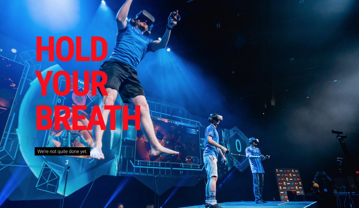 MetaQuestVR's tweet photo. We’ve got something big planned with @ESL—stay tuned... https://t.co/0ebZOcJbny